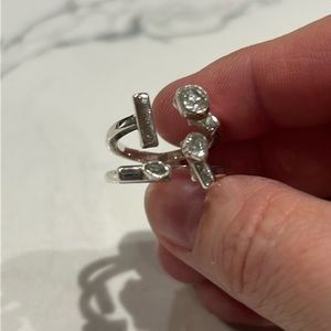 Lily Barrack Sterling Silver Ring, size 8